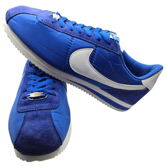 Nike Cortez Basic Nylon Signal Blue 488291-404 Sz 10 No Box Super Clean EUC RARE - Picture 2 of 11